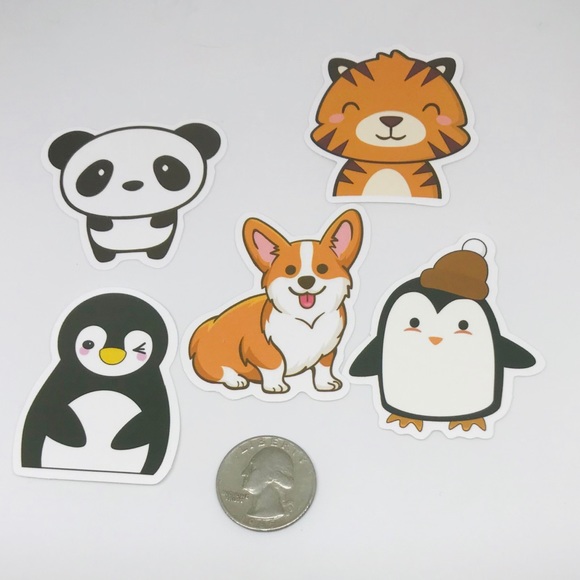 Penguin Kawaii Cute Single Decor Waterproof Accent Sticker - Picture 2 of 5